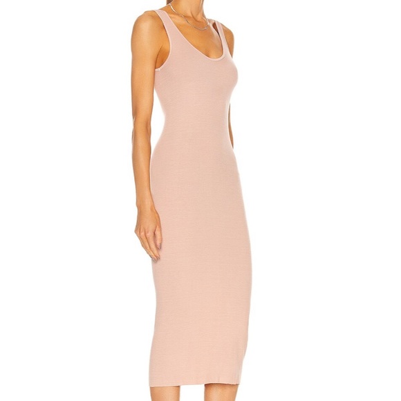 Wet Seal Bodycon Scoop Neck Silk Rib Long Tank Top Dress - Picture 2 of 5